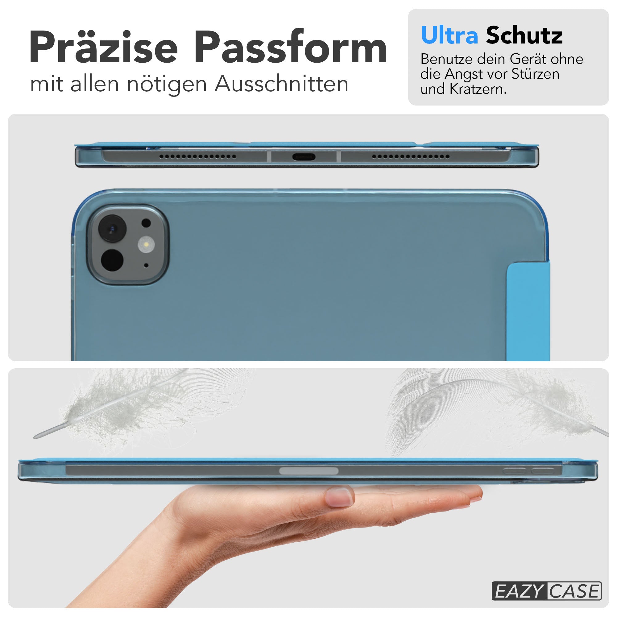 iPad Pro 11 Zoll 2025 Smartcase mit Aufstellfunktion von EAZY CASE 