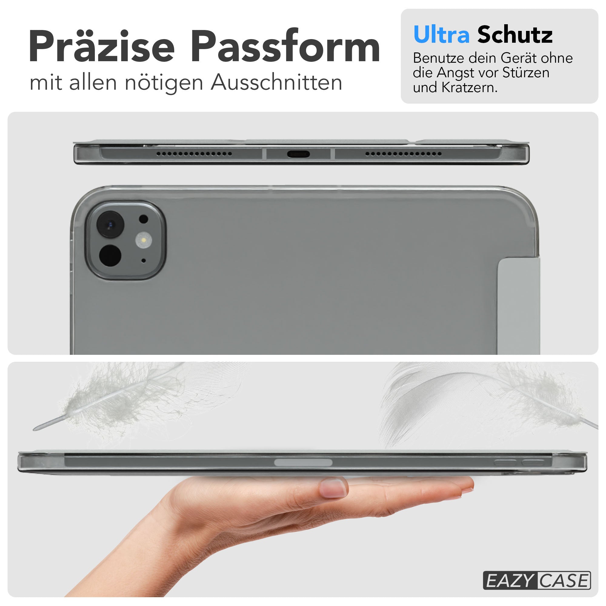 iPad Pro 11 Zoll 2025 Smartcase mit Aufstellfunktion von EAZY CASE 