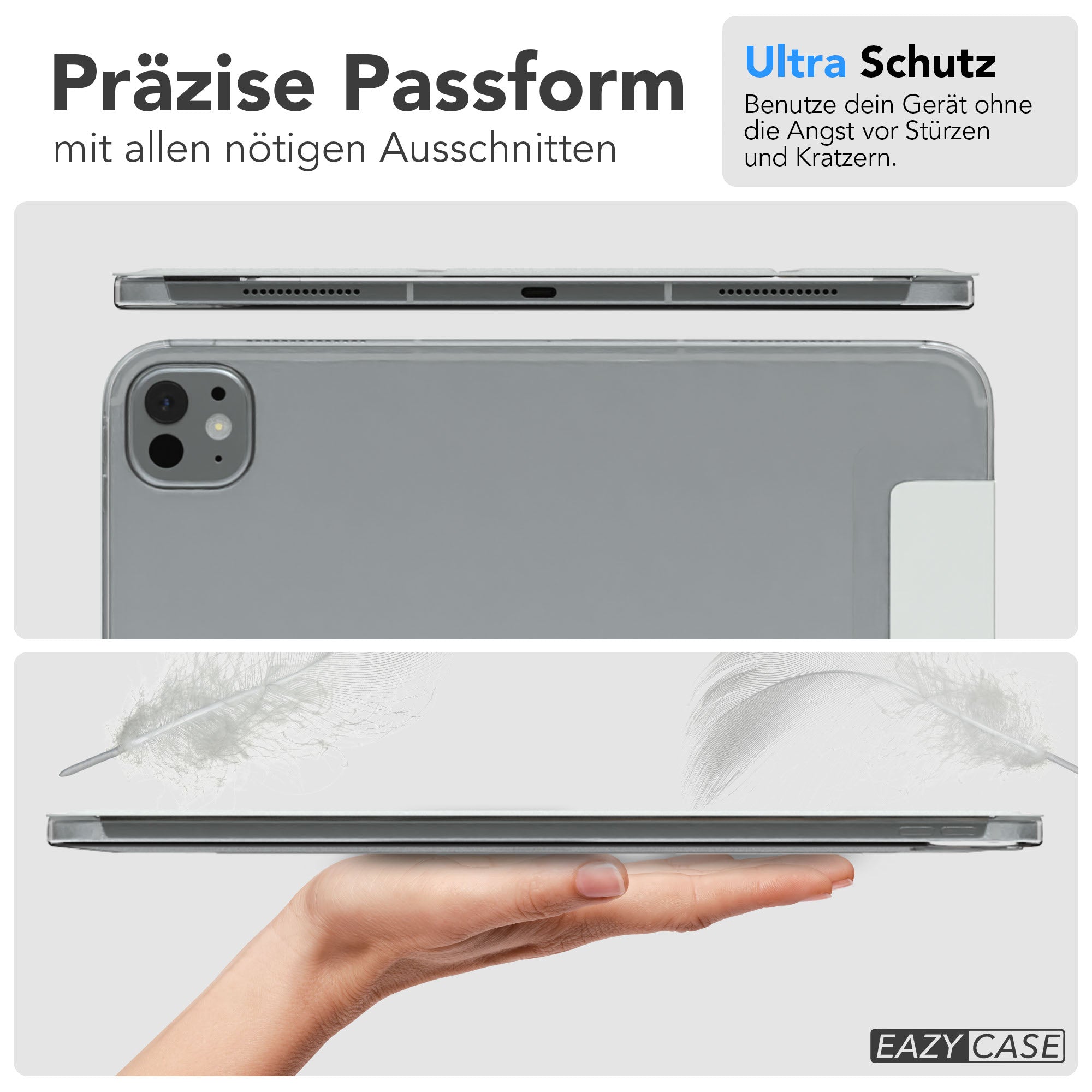 Apple iPad Pro 13 Zoll 2025 Tablethülle Smartcase mit Aufstellfunktion 