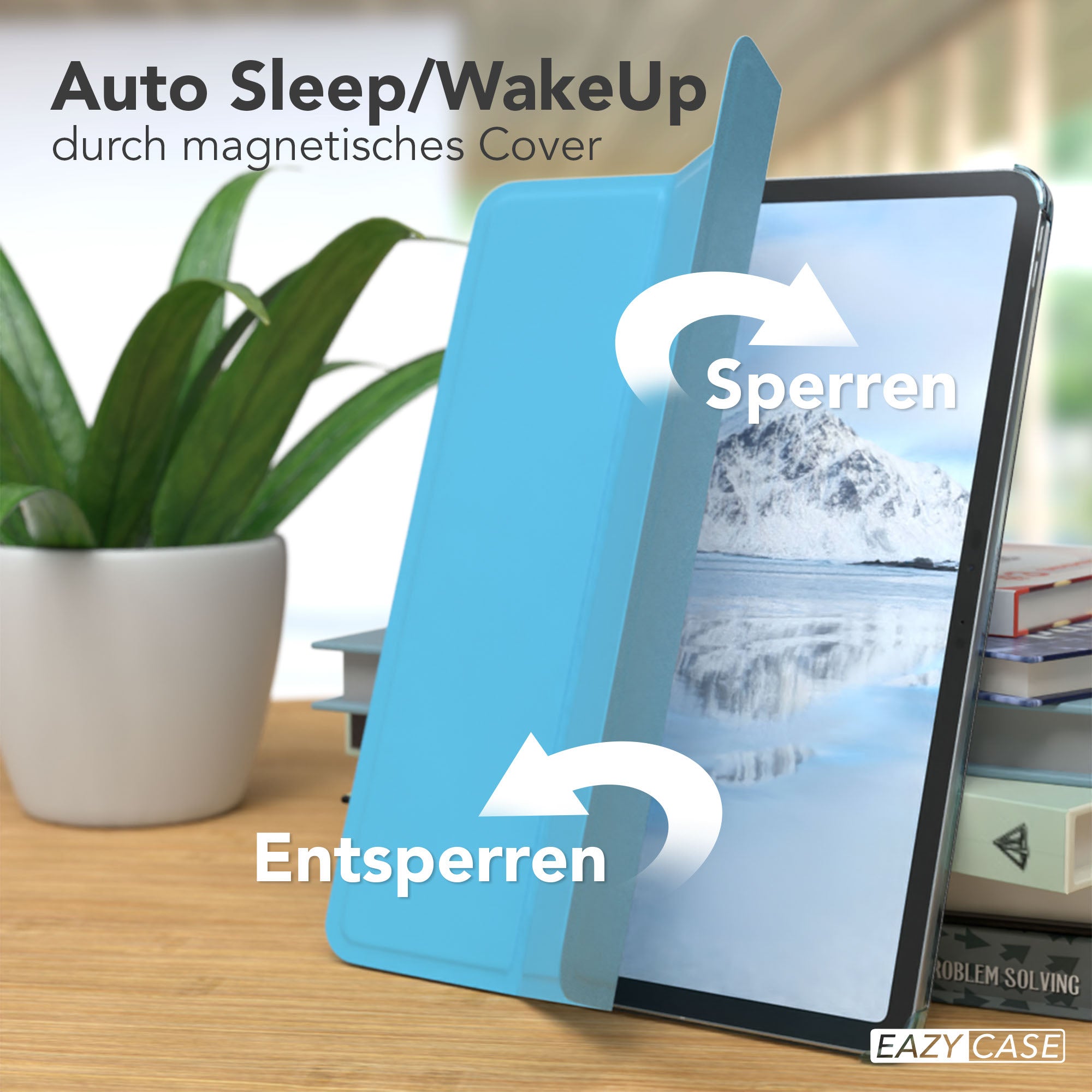 Apple iPad Pro 13 Zoll 2025 Tablethülle Smartcase mit Aufstellfunktion 