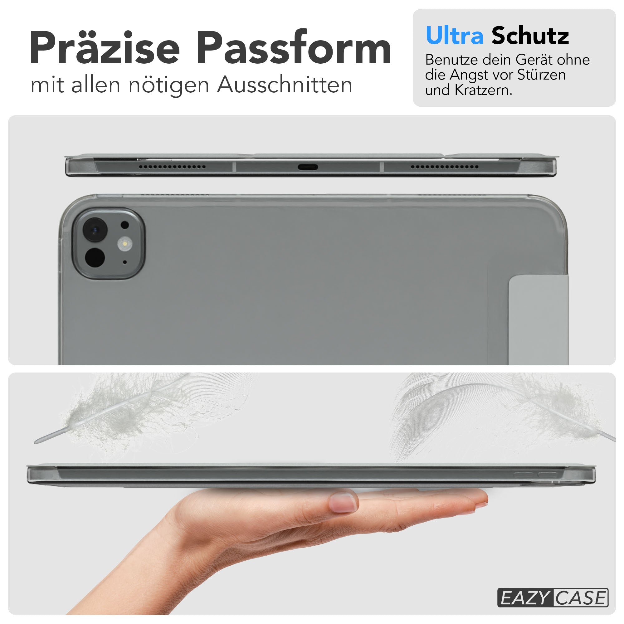 Apple iPad Pro 13 Zoll 2025 Tablethülle Smartcase mit Aufstellfunktion 