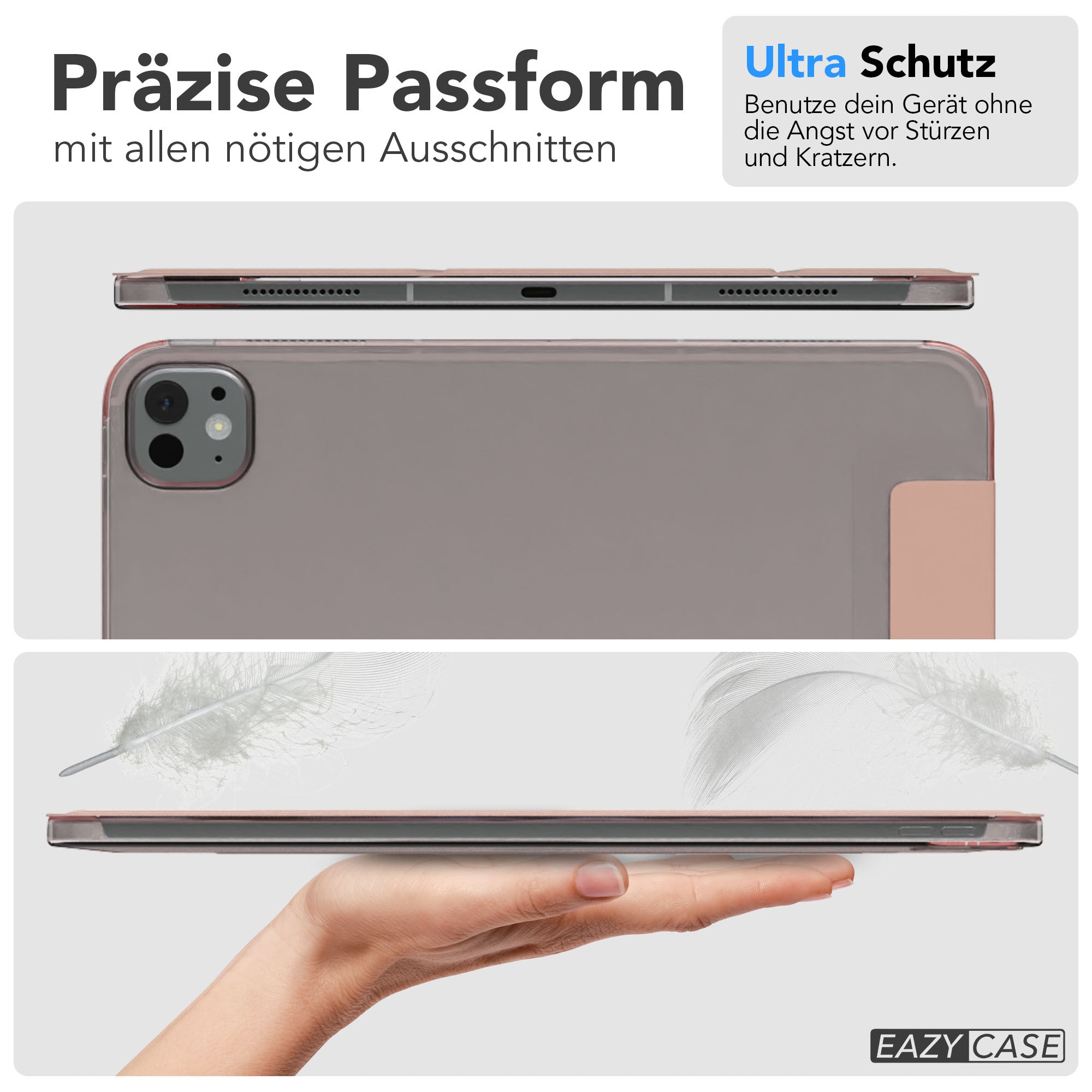 Apple iPad Pro 13 Zoll 2025 Tablethülle Smartcase mit Aufstellfunktion 