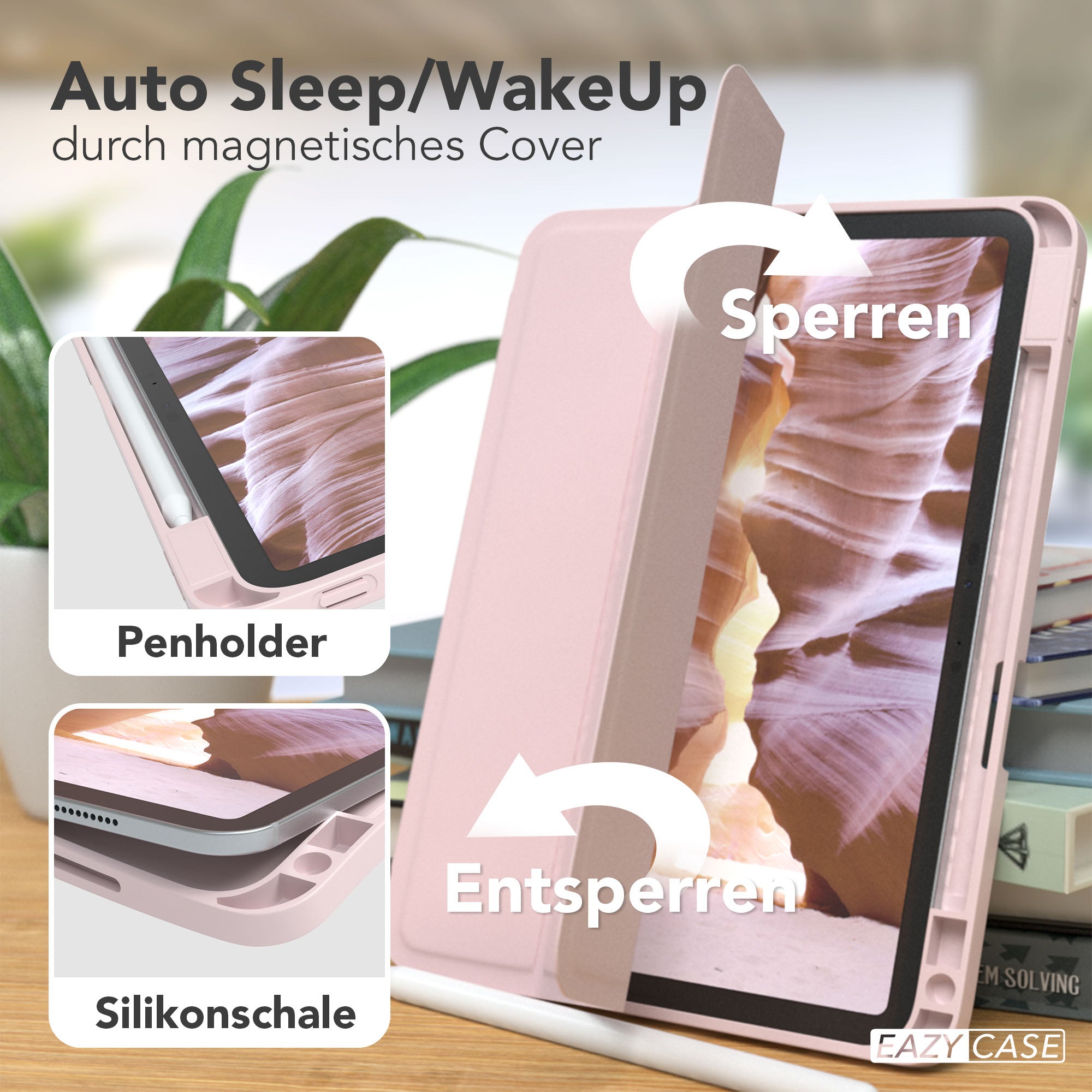 iPad Pro 11 Zoll Tablethülle mit Stifthalter Smartcase 