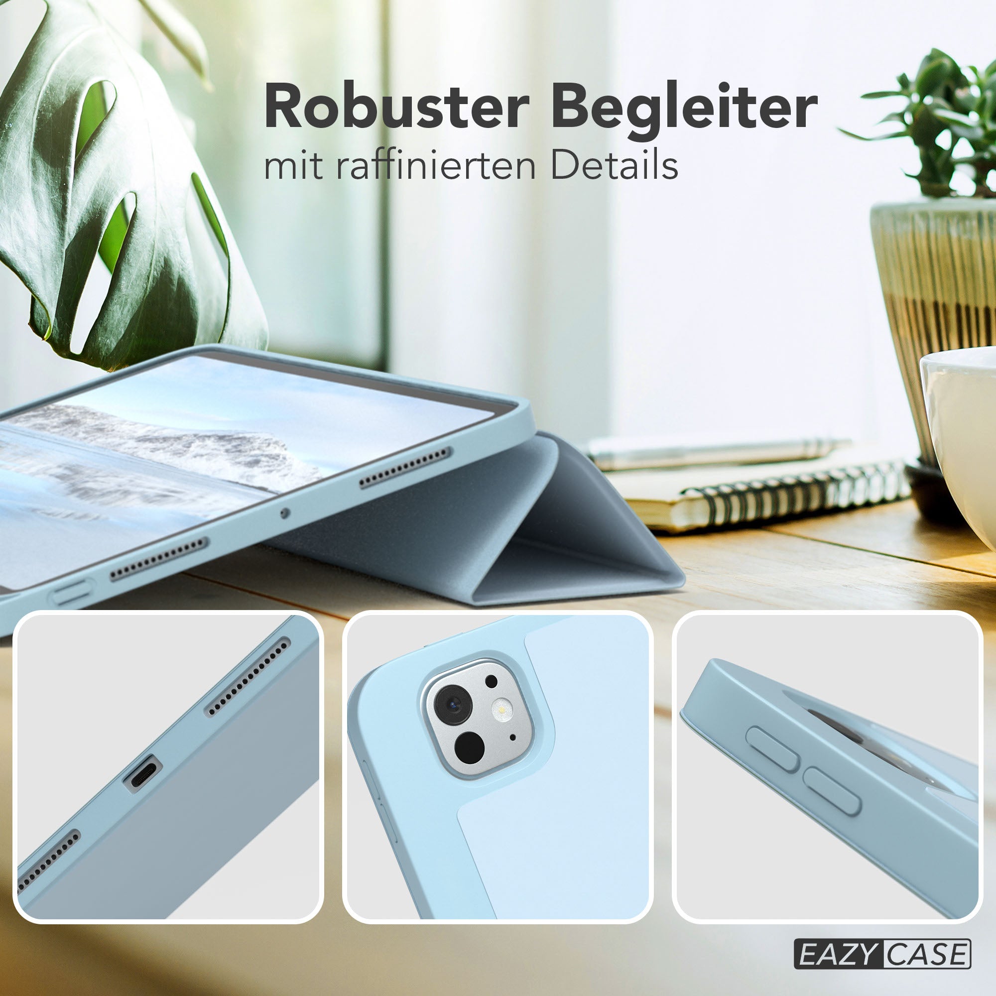 iPad Pro 11 Zoll Tablethülle mit Stifthalter Smartcase 