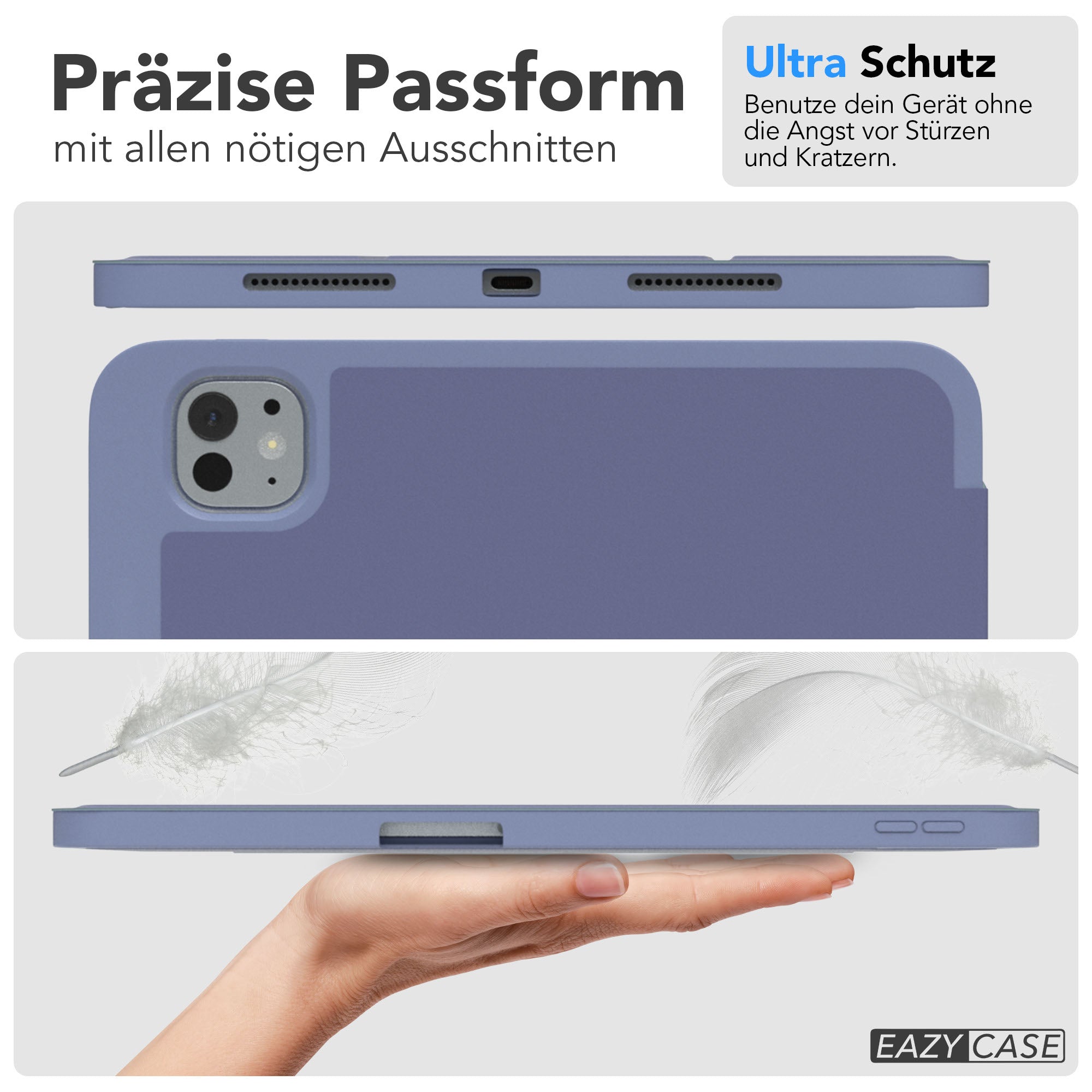 iPad Pro 11 Zoll Tablethülle mit Stifthalter Smartcase 