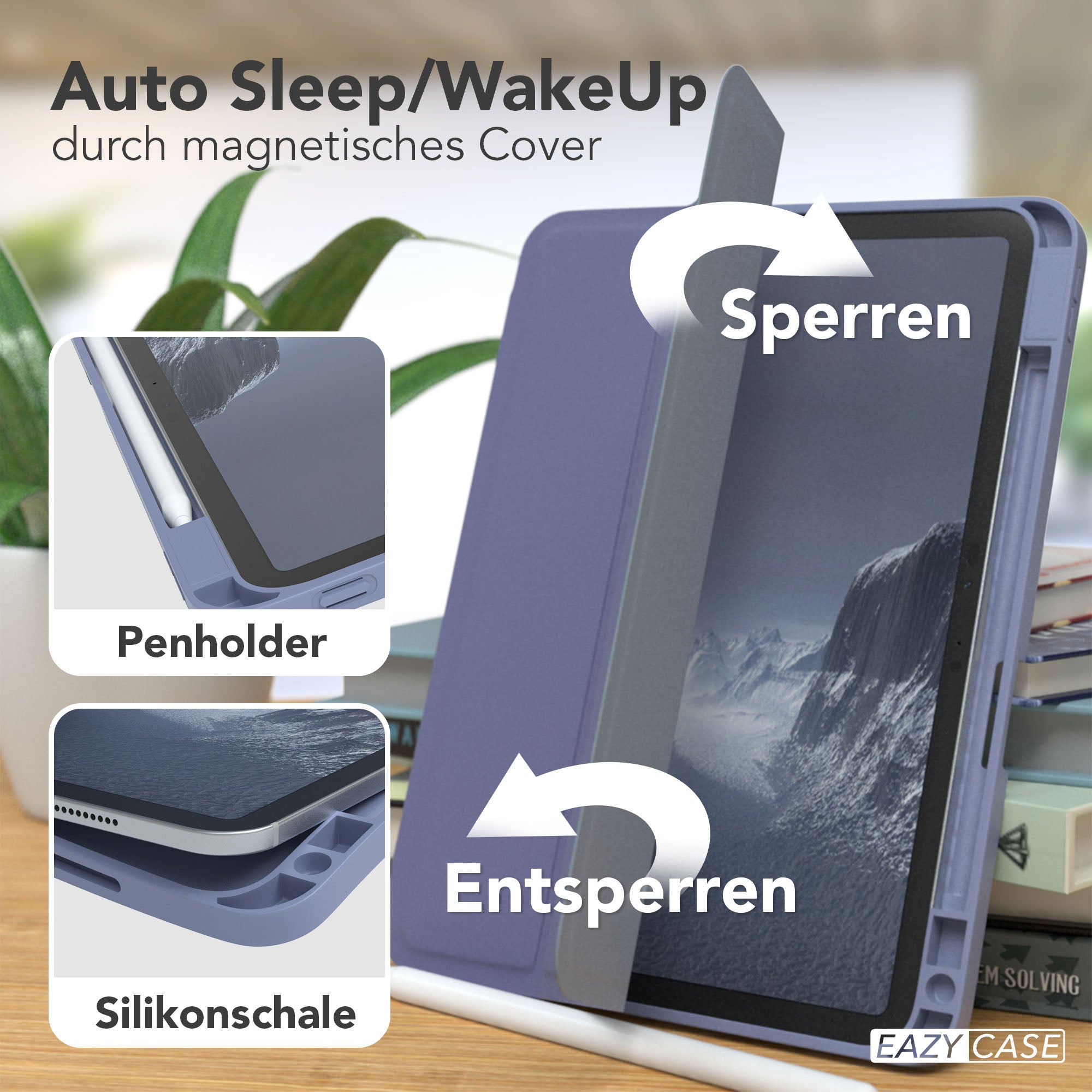 iPad Pro 11 Zoll Tablethülle mit Stifthalter Smartcase 