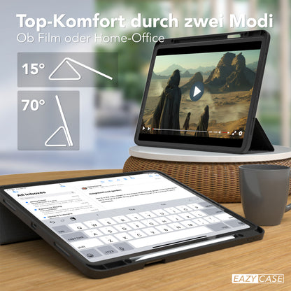 iPad Pro 13 Zoll 2025 Tablethülle mit Stifthalter und Aufstellfunktion 