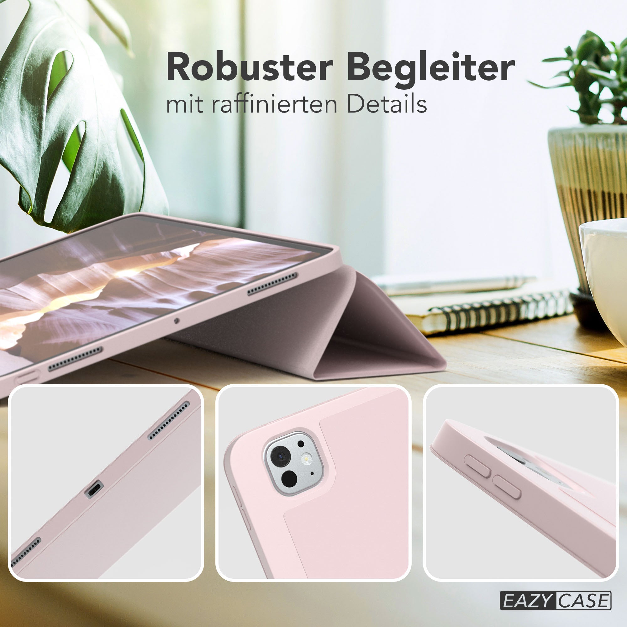 iPad Pro 13 Zoll 2025 Tablethülle mit Stifthalter und Aufstellfunktion 
