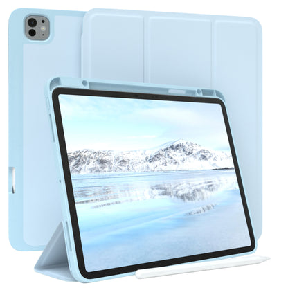 iPad Pro 13 Zoll 2025 Tablethülle mit Stifthalter und Aufstellfunktion 