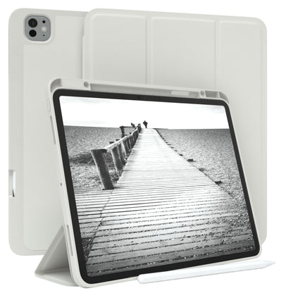 iPad Pro 13 Zoll 2025 Tablethülle mit Stifthalter und Aufstellfunktion 