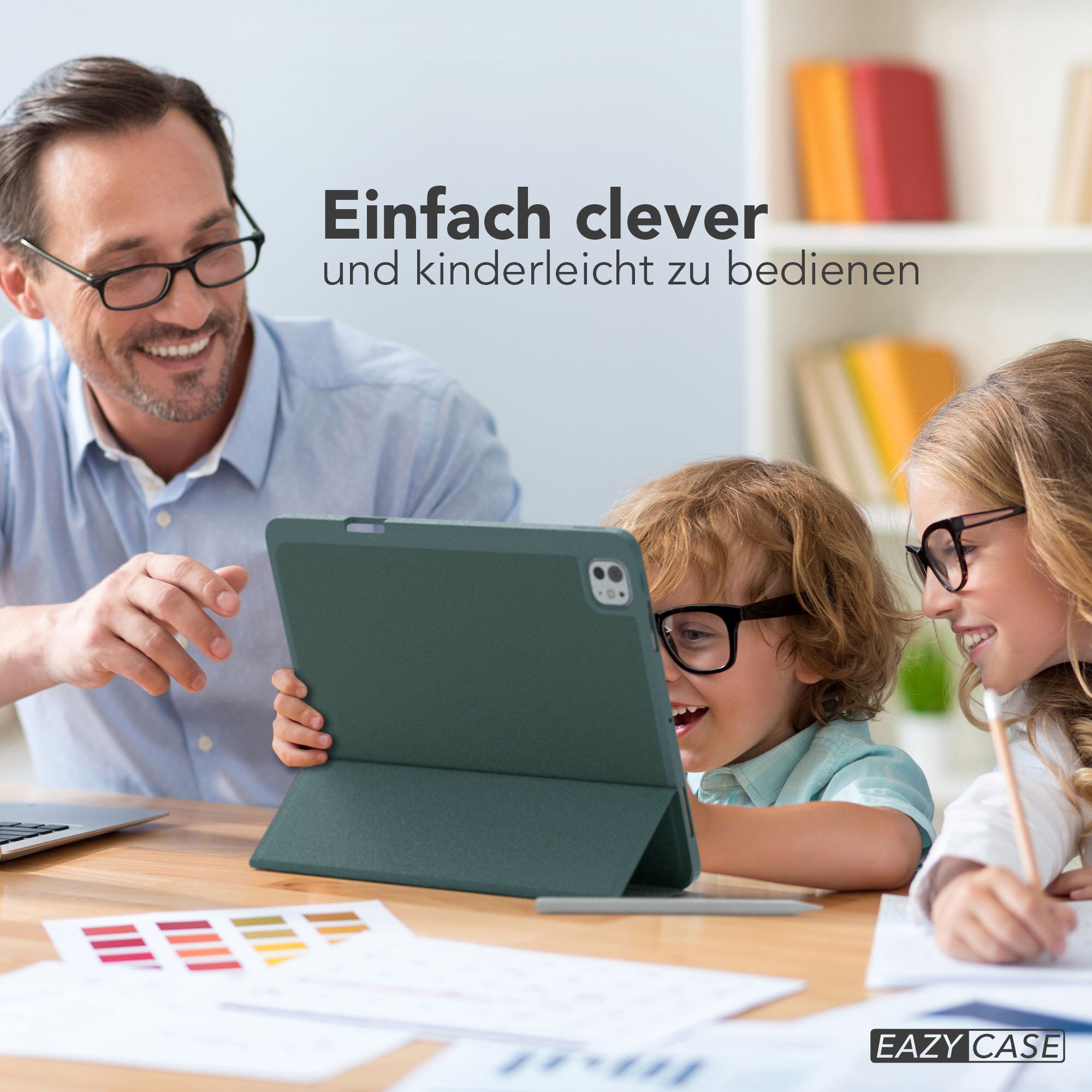 iPad Pro 13 Zoll 2025 Tablethülle mit Stifthalter und Aufstellfunktion 