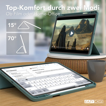 iPad Pro 13 Zoll 2025 Tablethülle mit Stifthalter und Aufstellfunktion 