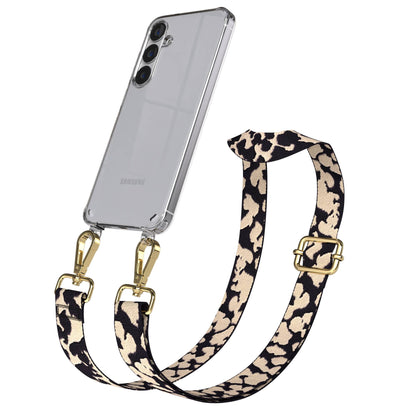 Samsung Galaxy S25 Plus Handykette mit Boho Band verstellbarer Trageriemen 