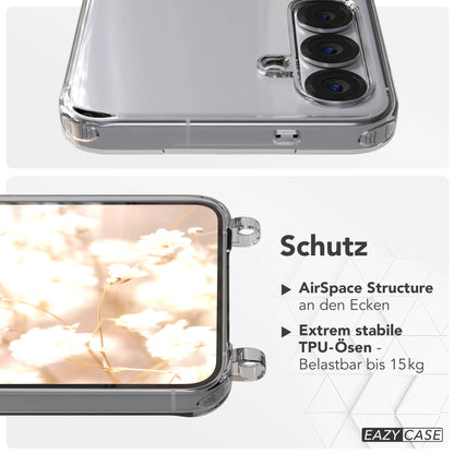 Samsung Galaxy S25 Plus Handykette mit Boho Band verstellbarer Trageriemen 