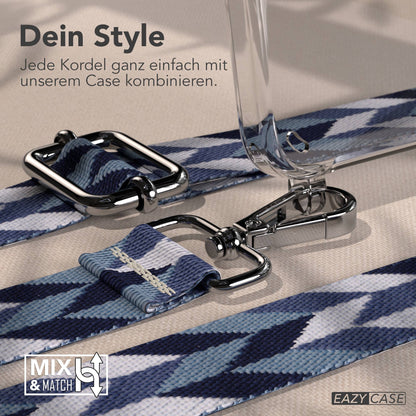Samsung Galaxy S25 Plus Handykette mit Boho Band verstellbarer Trageriemen 
