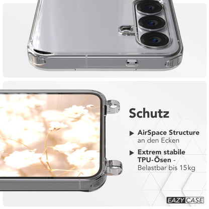Samsung Galaxy S25 Plus Handykette mit Boho Band verstellbarer Trageriemen 