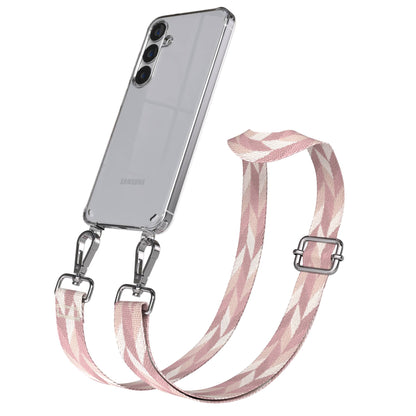 Samsung Galaxy S25 Plus Handykette mit Boho Band verstellbarer Trageriemen 