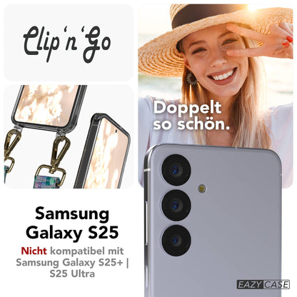 Samsung Galaxy S25 Handykette MagSafe mit verstellbarem Boho Band Set 