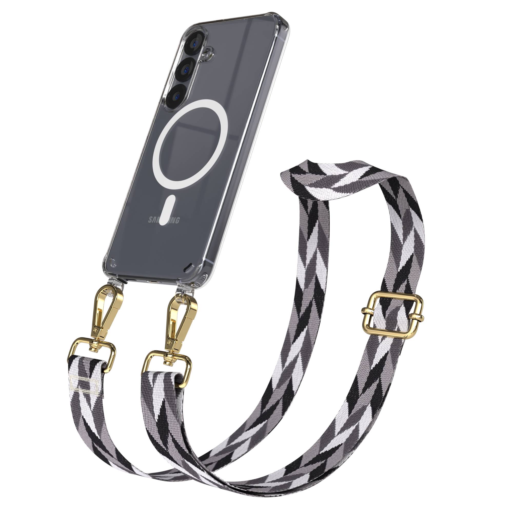 Samsung Galaxy S25 Handykette MagSafe mit verstellbarem Boho Band Set 