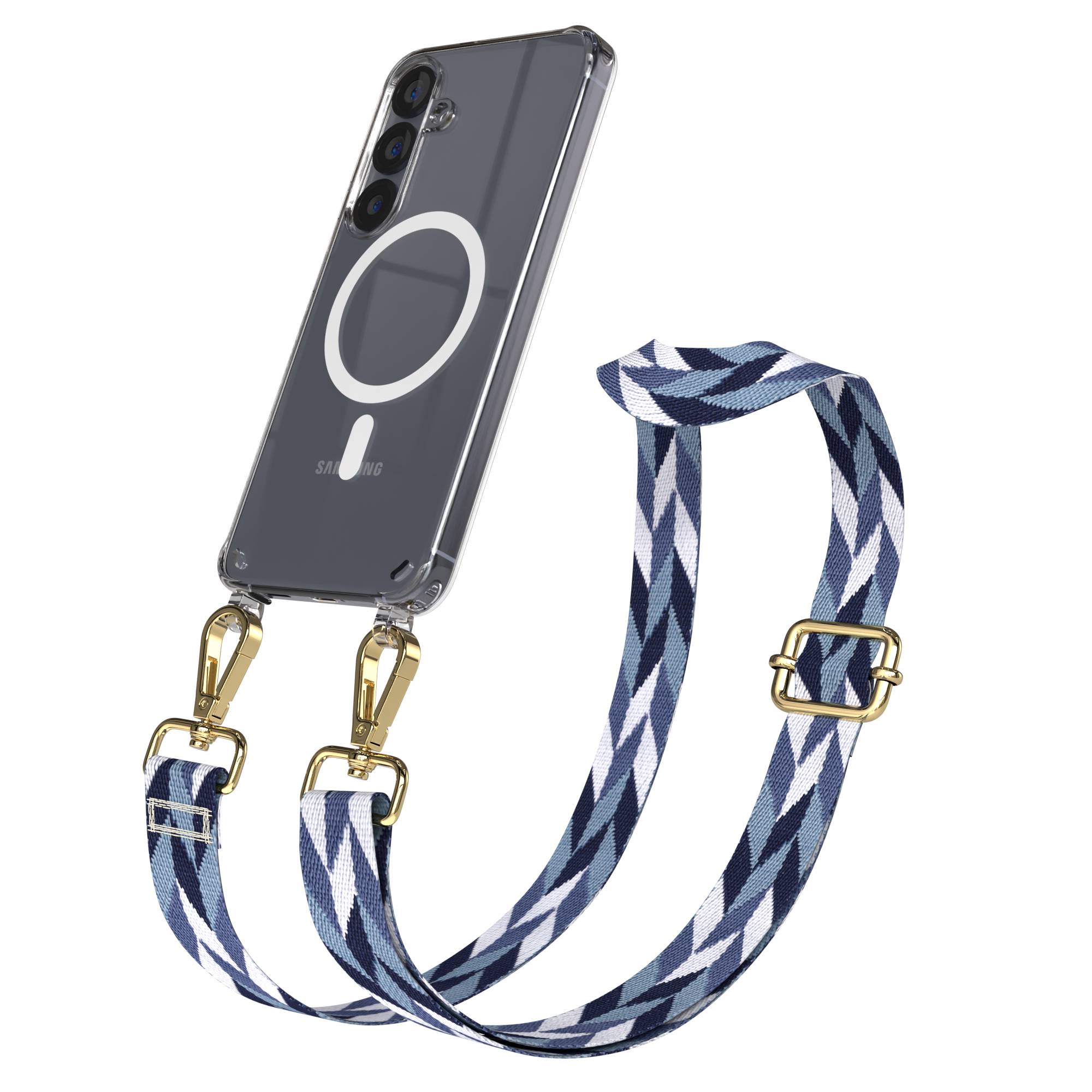 Samsung Galaxy S25 Handykette MagSafe mit verstellbarem Boho Band Set 