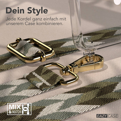 Samsung Galaxy S25 Handykette MagSafe mit verstellbarem Boho Band Set 