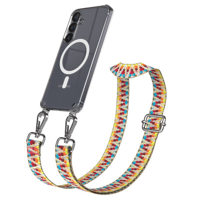 Samsung Galaxy S25 Handykette MagSafe mit verstellbarem Boho Band Set 