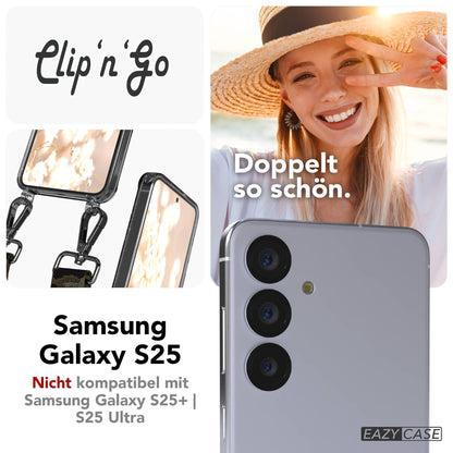 Samsung Galaxy S25 Handykette MagSafe mit verstellbarem Boho Band Set 