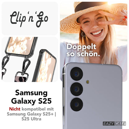 Samsung Galaxy S25 Handykette MagSafe mit verstellbarem Boho Band Set 