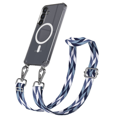 Samsung Galaxy S25 Handykette MagSafe mit verstellbarem Boho Band Set 