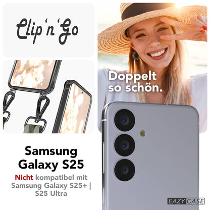 Samsung Galaxy S25 Handykette MagSafe mit verstellbarem Boho Band Set 