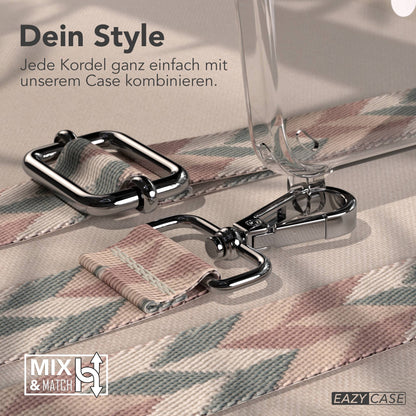 Samsung Galaxy S25 Handykette MagSafe mit verstellbarem Boho Band Set 