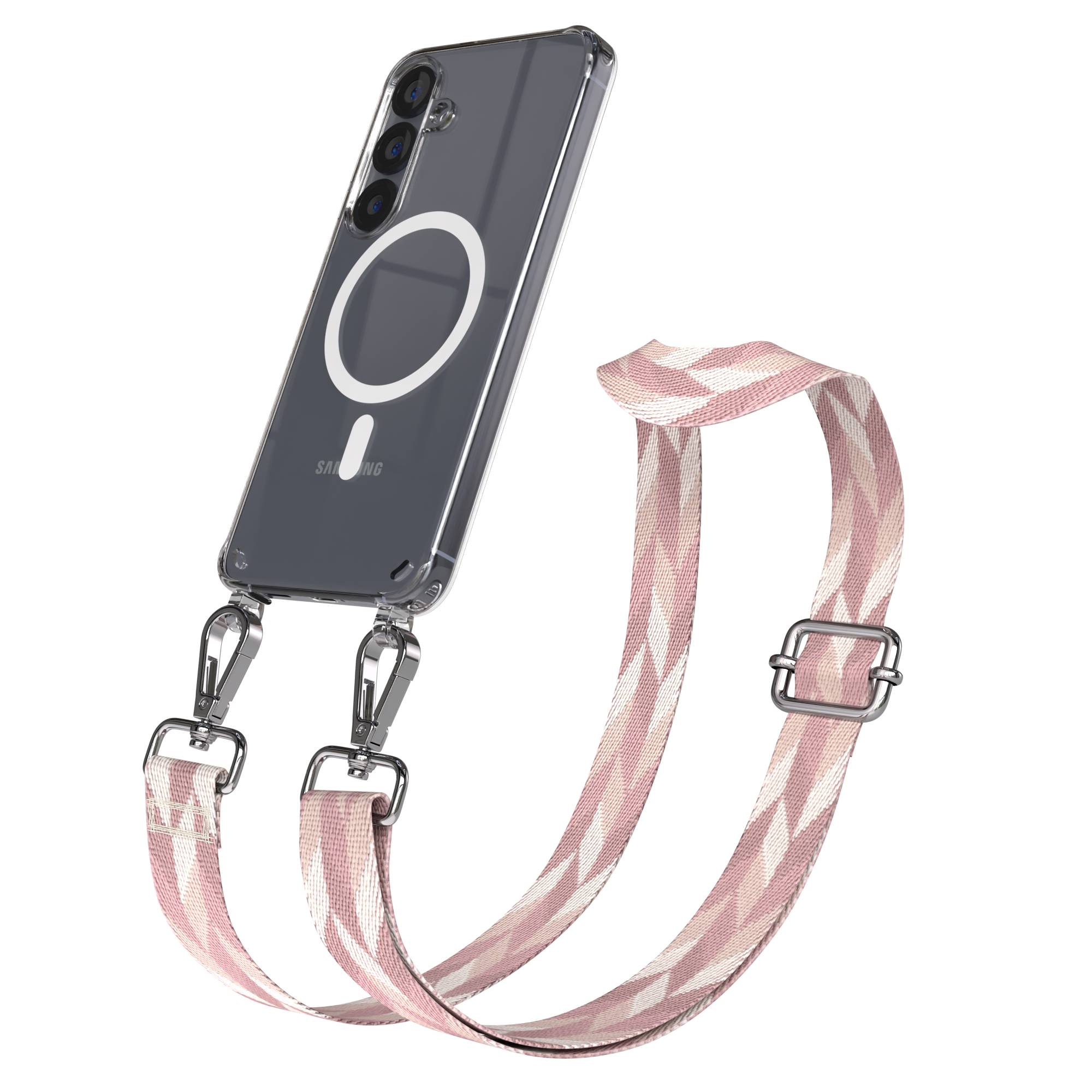 Samsung Galaxy S25 Handykette MagSafe mit verstellbarem Boho Band Set 