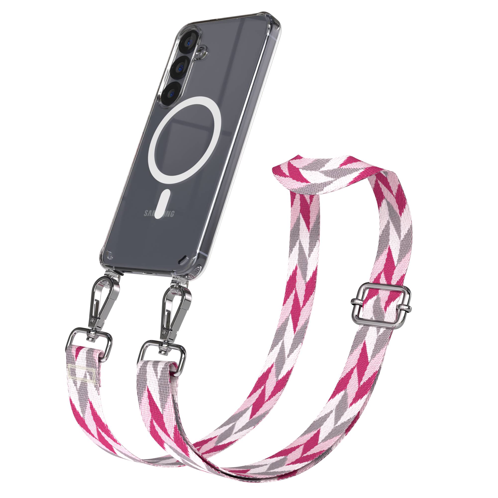 Samsung Galaxy S25 Handykette MagSafe mit verstellbarem Boho Band Set 
