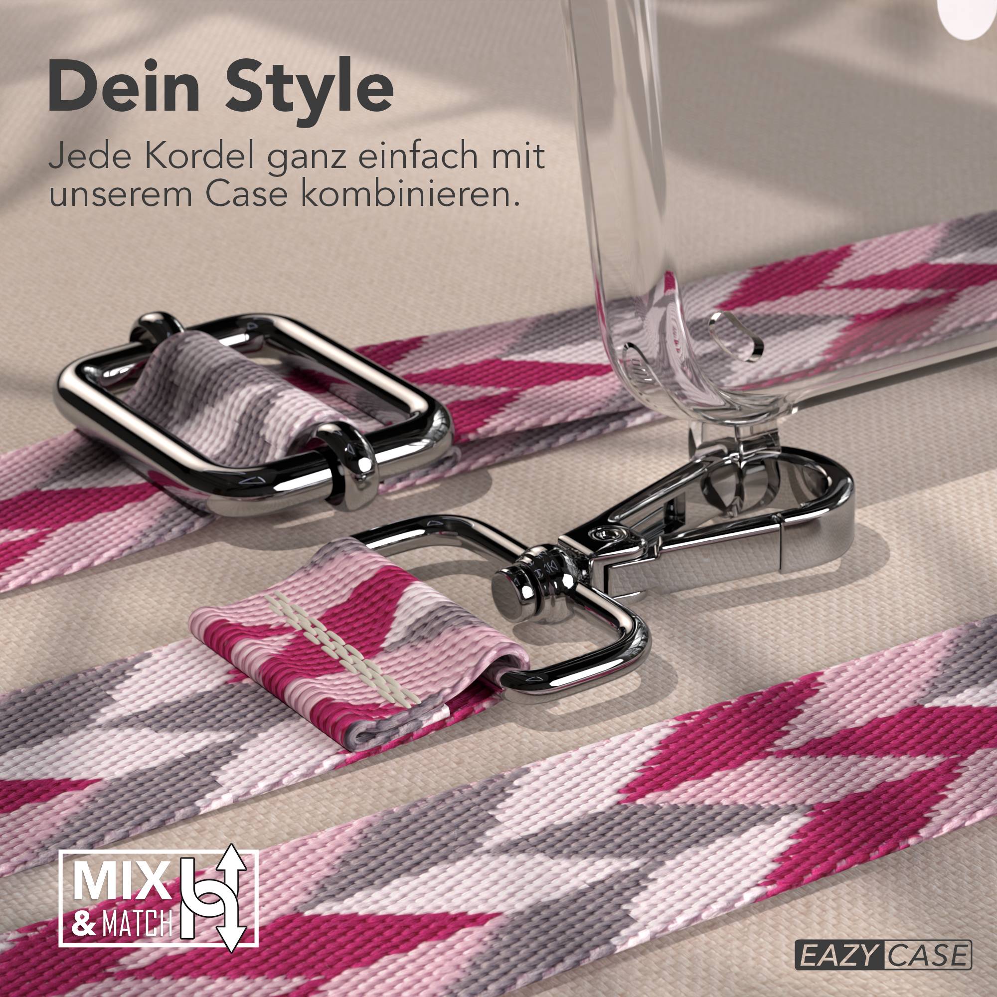 Samsung Galaxy S25 Handykette MagSafe mit verstellbarem Boho Band Set 
