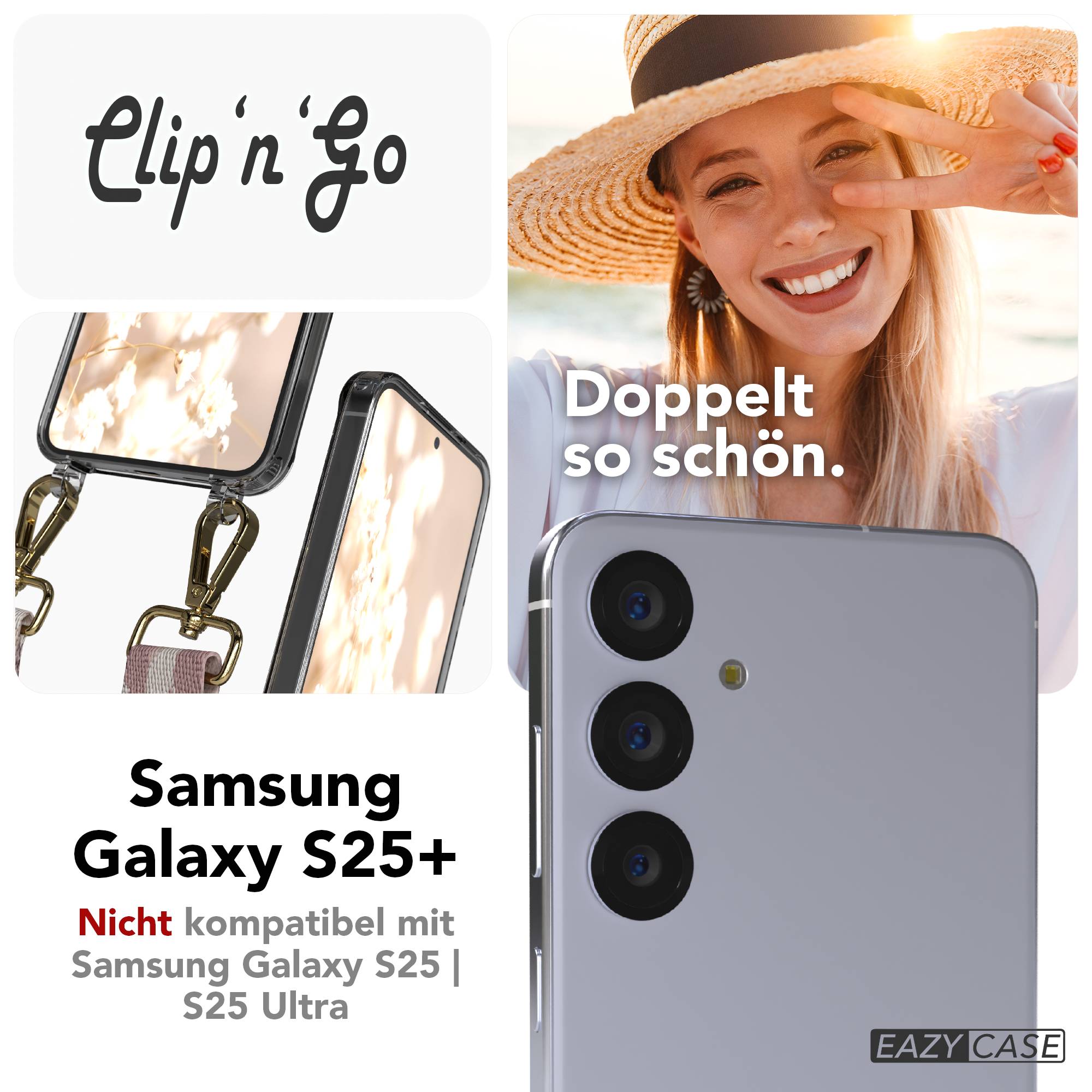 Samsung Galaxy S25 Plus Handykette MagSafe Boho Band verstellbar EAZY CASE 