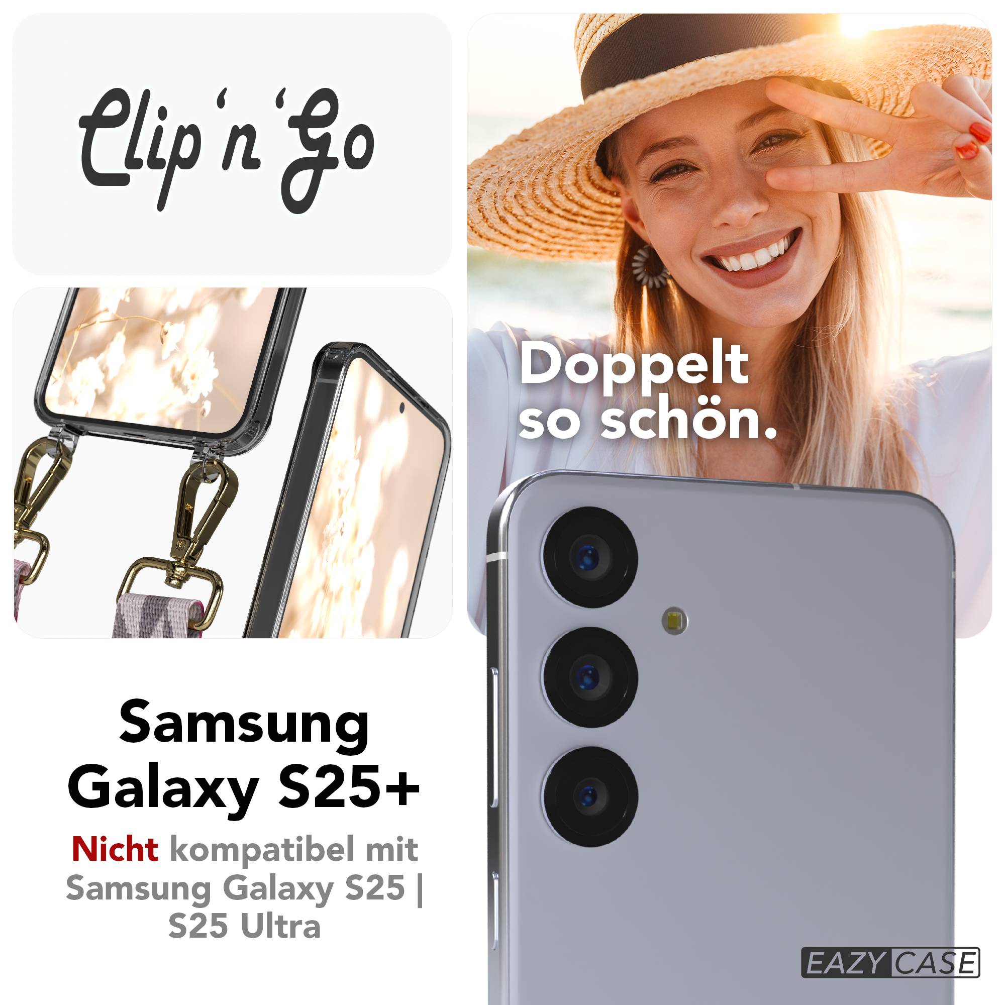 Samsung Galaxy S25 Plus Handykette MagSafe Boho Band verstellbar EAZY CASE 