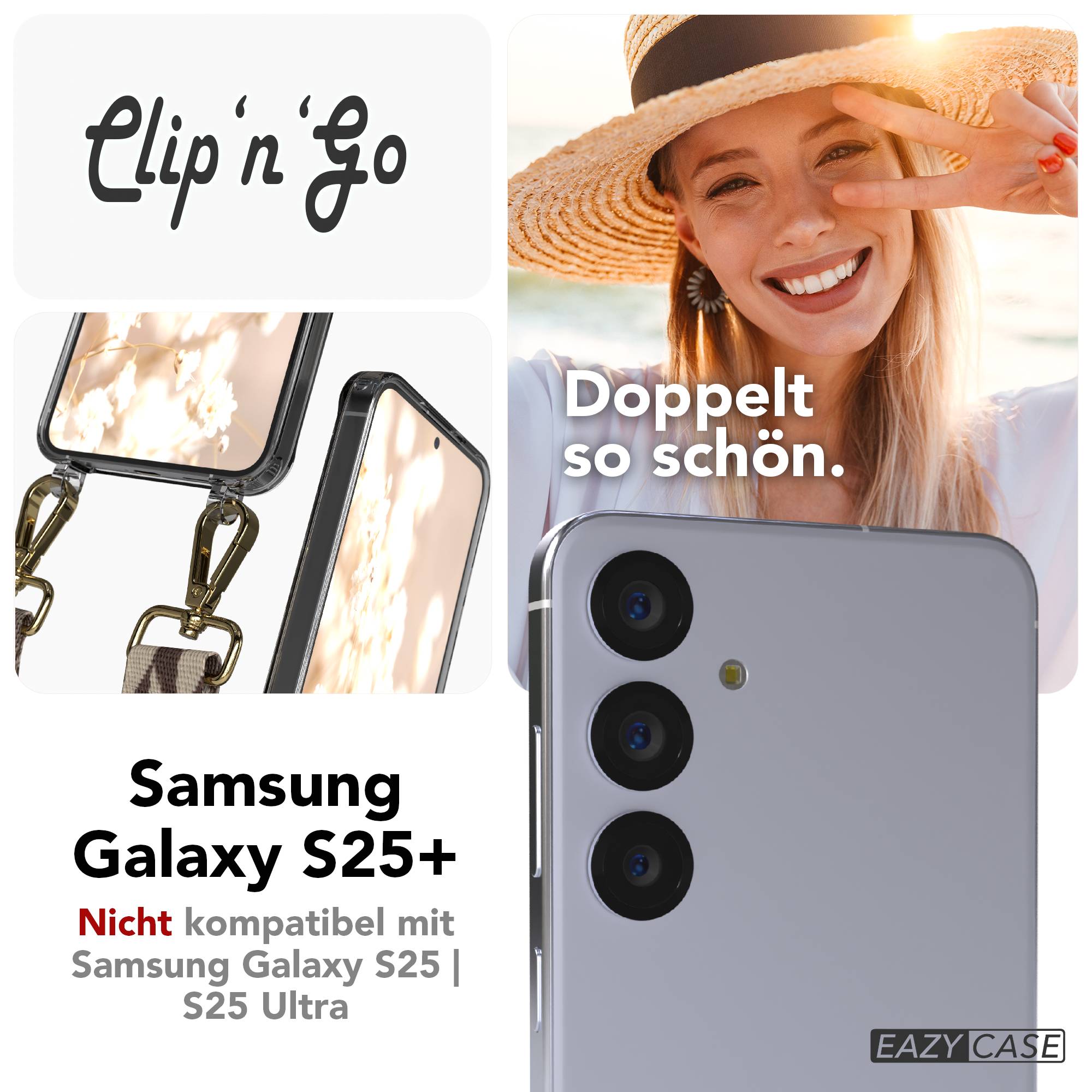 Samsung Galaxy S25 Plus Handykette MagSafe Boho Band verstellbar EAZY CASE 