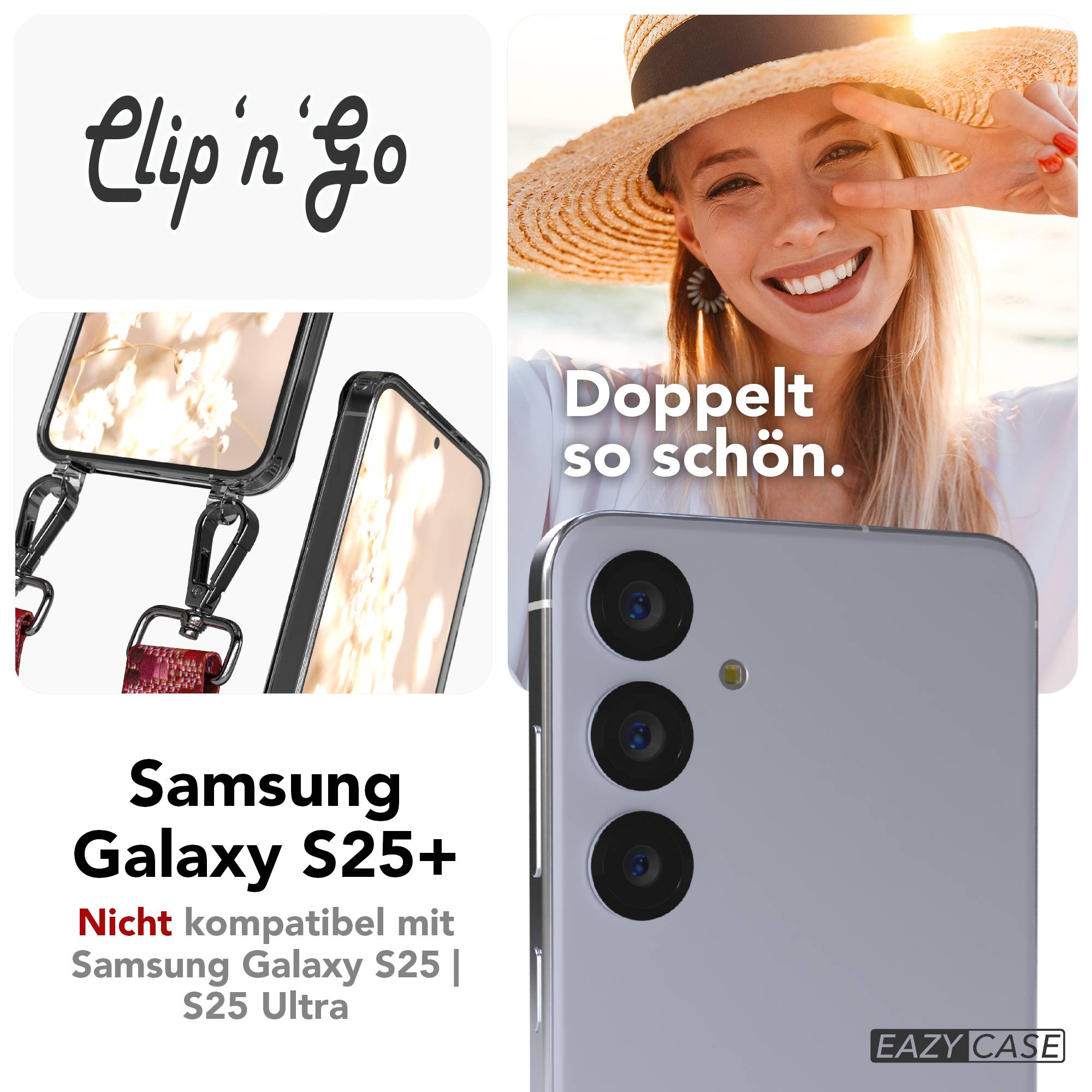 Samsung Galaxy S25 Plus Handykette MagSafe Boho Band verstellbar EAZY CASE 