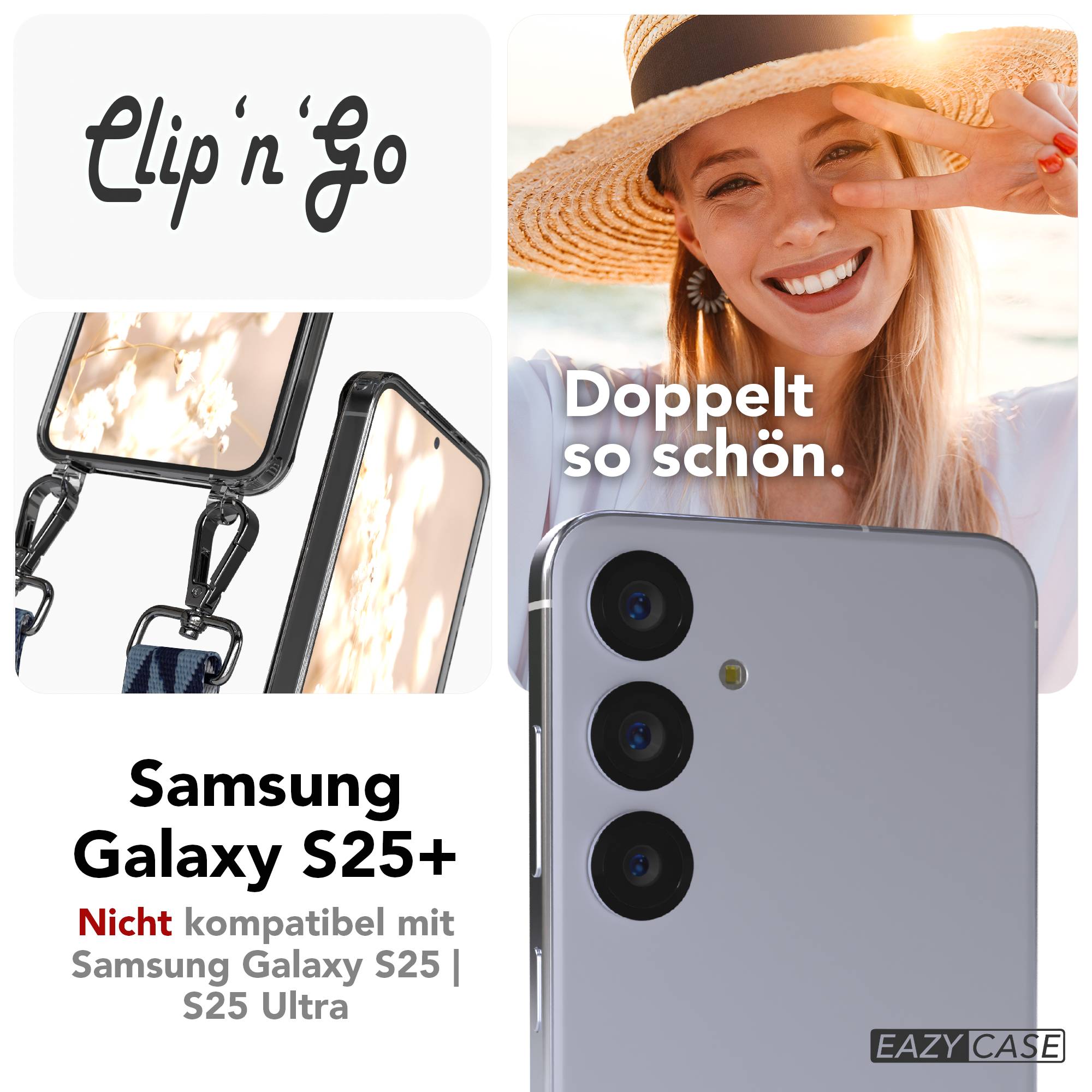 Samsung Galaxy S25 Plus Handykette MagSafe Boho Band verstellbar EAZY CASE 