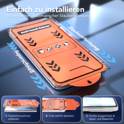Samsung Galaxy A36 Schutzfolie Set mit Installationsrahmen Displayschutz