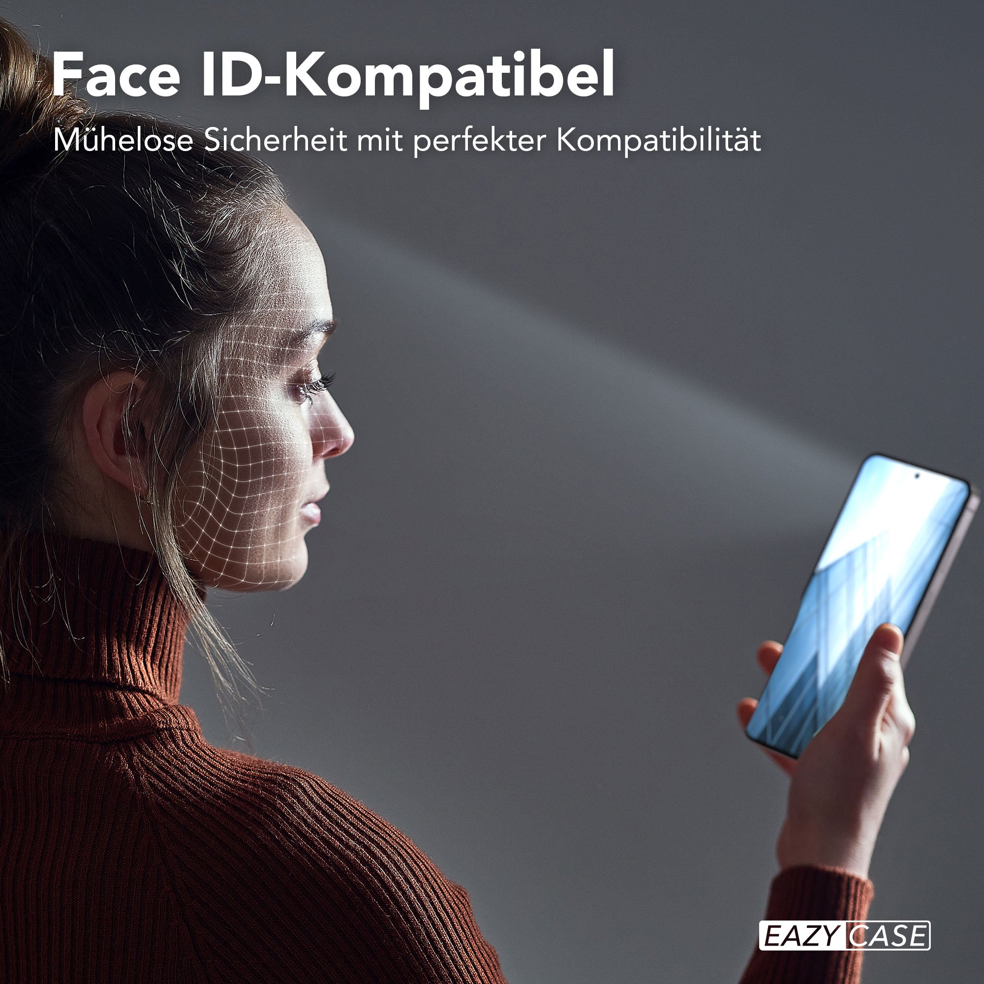 Samsung Galaxy S25 FE Schutzfolie Set mit Installationsrahmen Hartglas