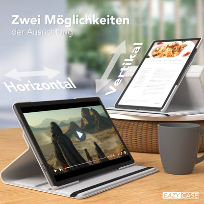 Samsung Galaxy Tab A11 Plus drehbare Tablethülle mit 360 Grad Rotation 