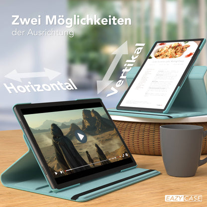 Samsung Galaxy Tab A11 Plus drehbare Tablethülle mit 360 Grad Rotation 