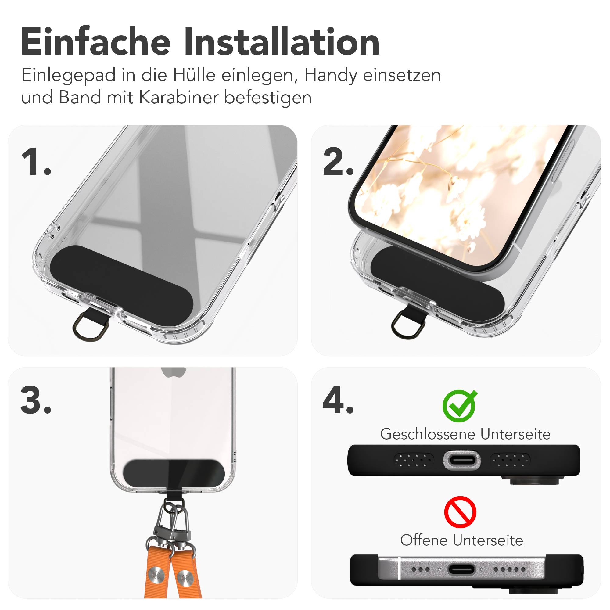 Universal Handykette passend für jedes Modell