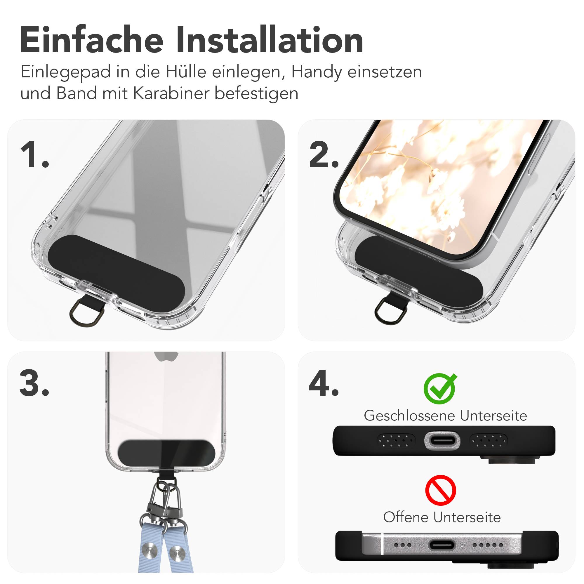 Universal Handykette passend für jedes Modell