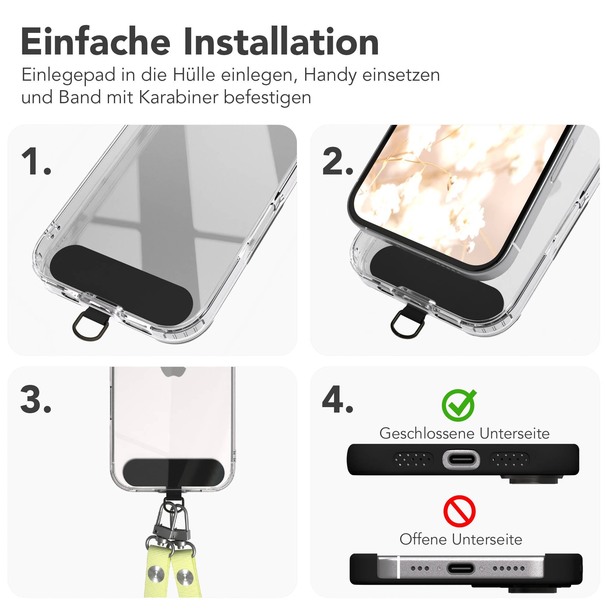 Universal Handykette passend für jedes Modell