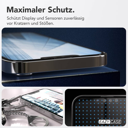 Apple iPhone 16e Glasfolie im 2er Set mit Installationsrahmen von EAZY CASE #_