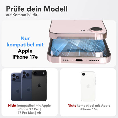Apple iPhone 17e Glasfolie im 2er Set mit Installationsrahmen von EAZY CASE #_
