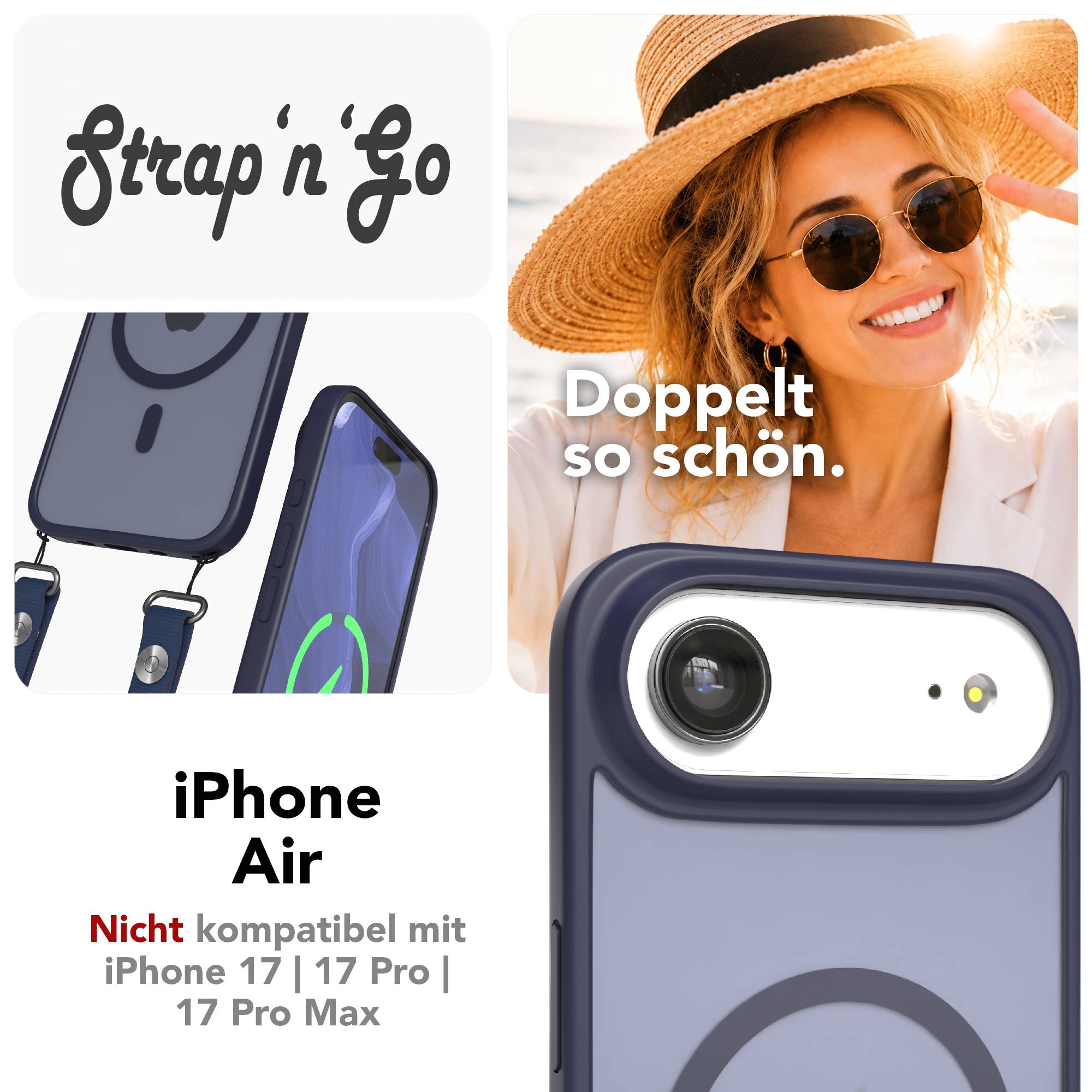 iPhone Air Outdoor Hülle mit MagSafe + magnetisches Band