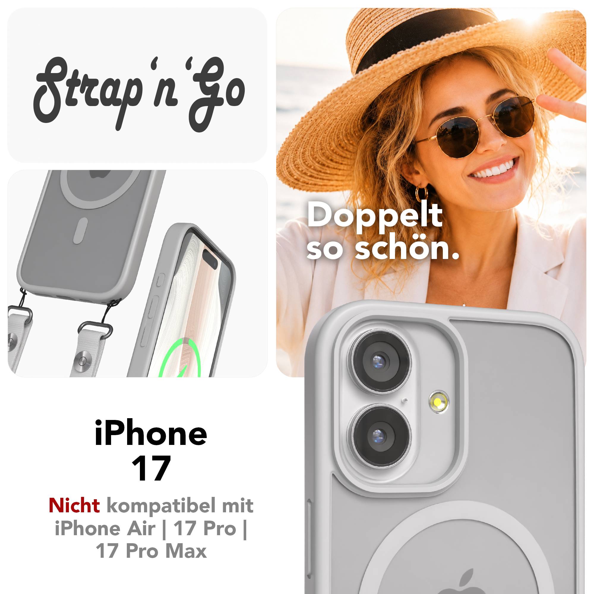 iPhone 17 Outdoor Hülle mit MagSafe + magnetisches Band
